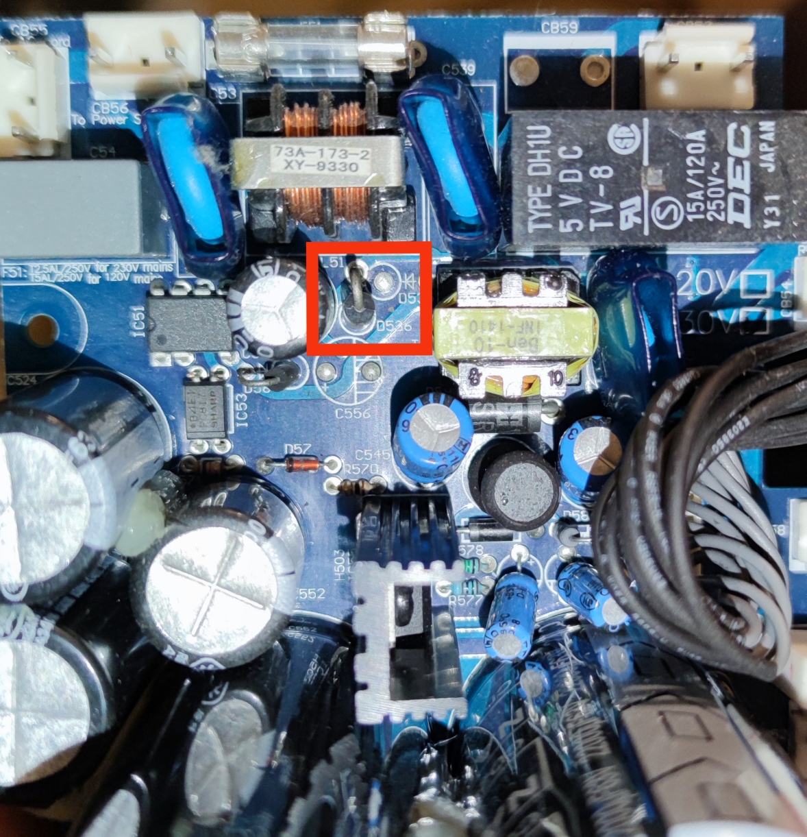 NAD C 356BEE No Power, Relais Clicking largebytetechnologys seite!