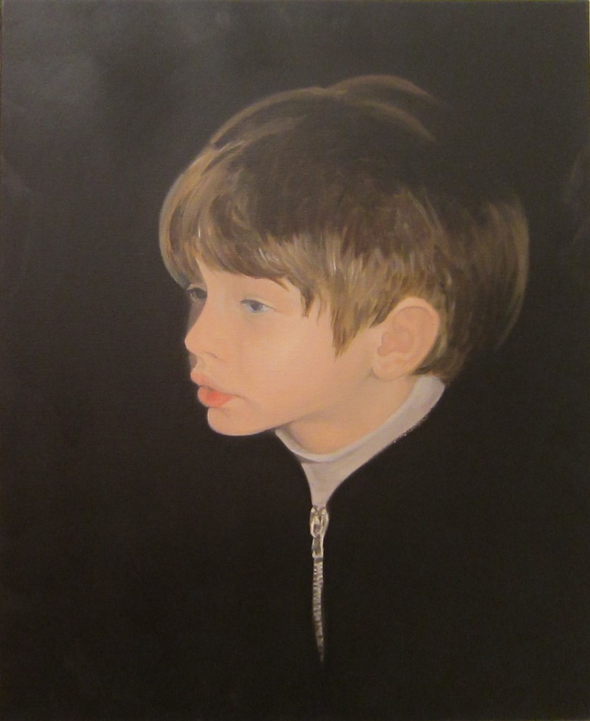 "Yiannis" (80x80)cm, Huile sur lin, 2004 - Collection privée