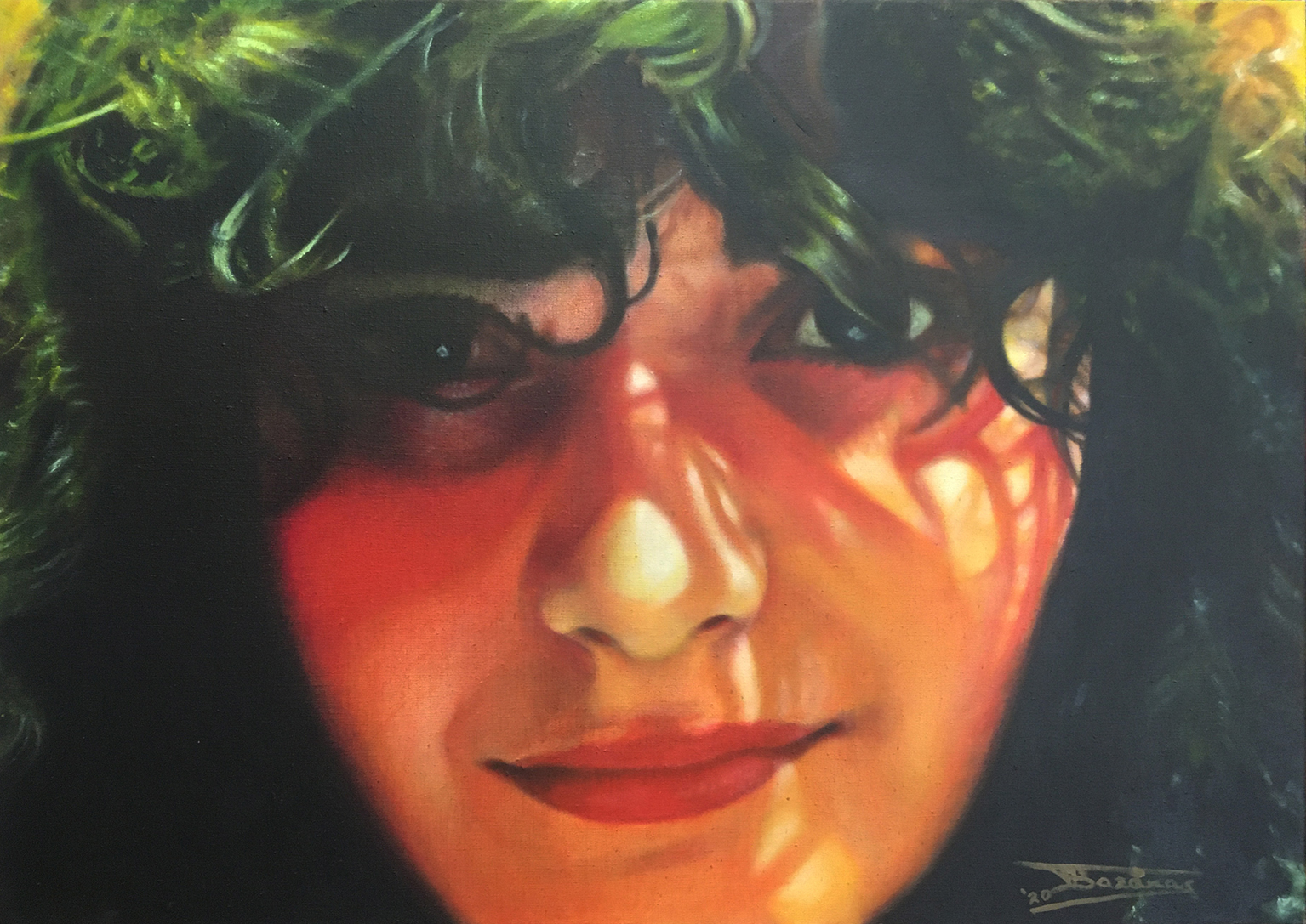 "Irini" (65x460cm, Oil on linen canvas, 2020 - Private collection