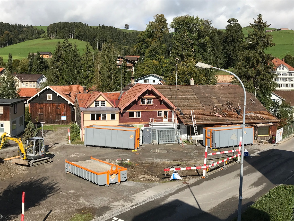 Abbruchstart am 8. Okt 2019