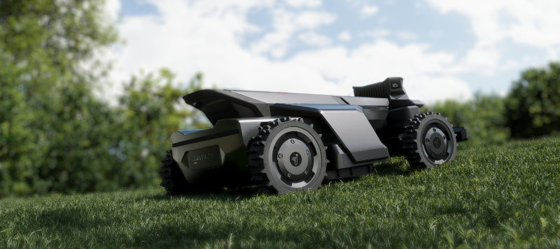 Segway Navimow X430 Rasenroboter auf Wiese am mähen