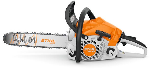 Stihl MS 182 Kettensäge Freigestellet von der seite