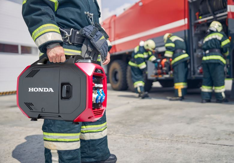Honda Generator EU 32i bei der Feuerwehr