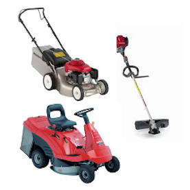 Honda Rasenmäher und Honda Rasentraktor und Honda Motorsense
