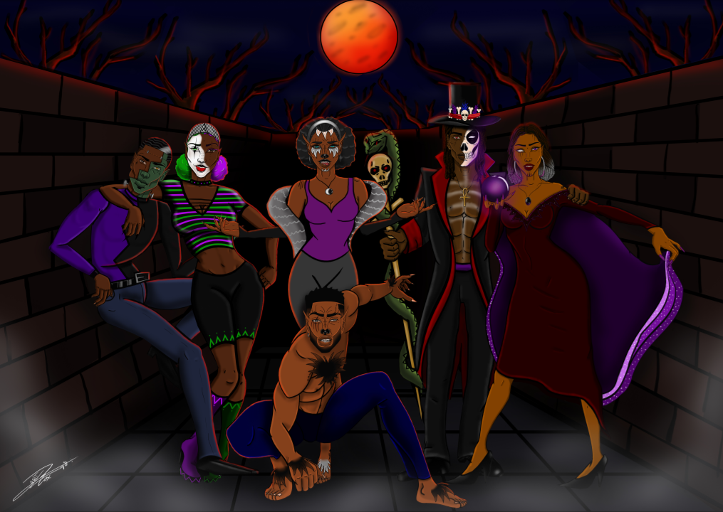 Halloween team