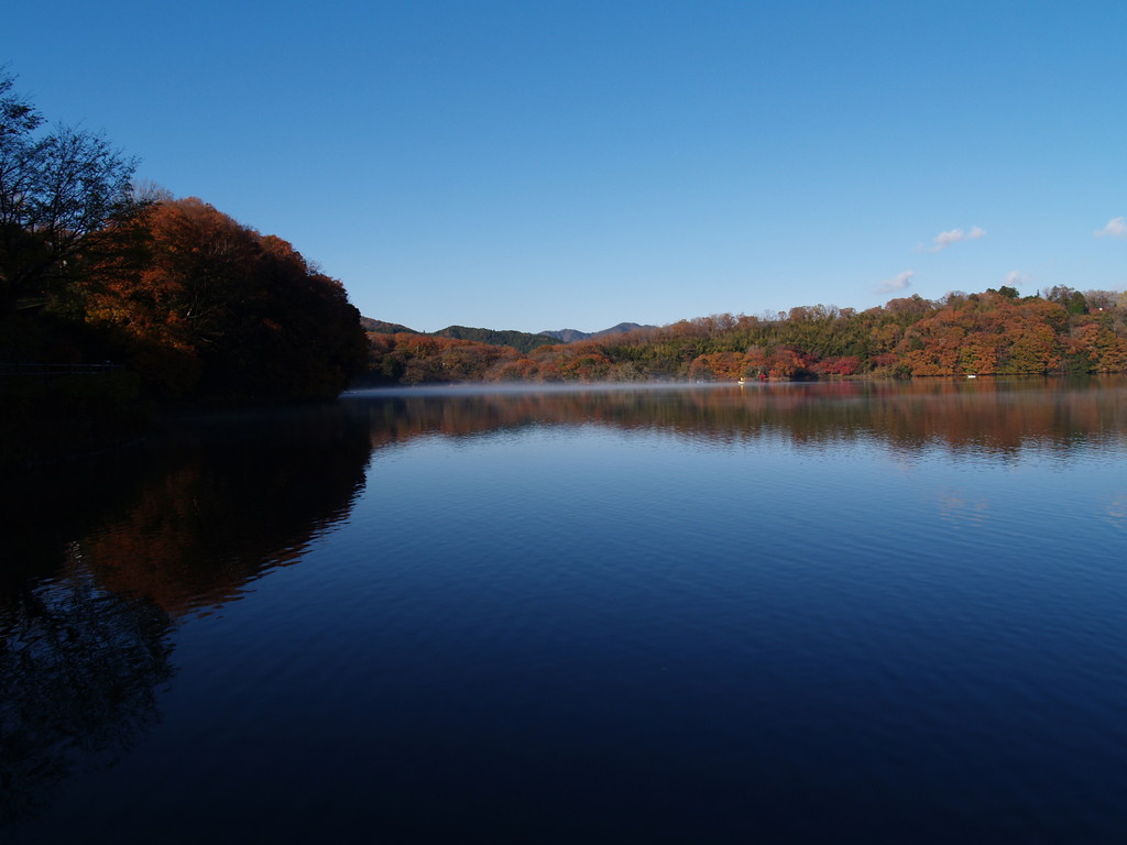 秋の一碧湖