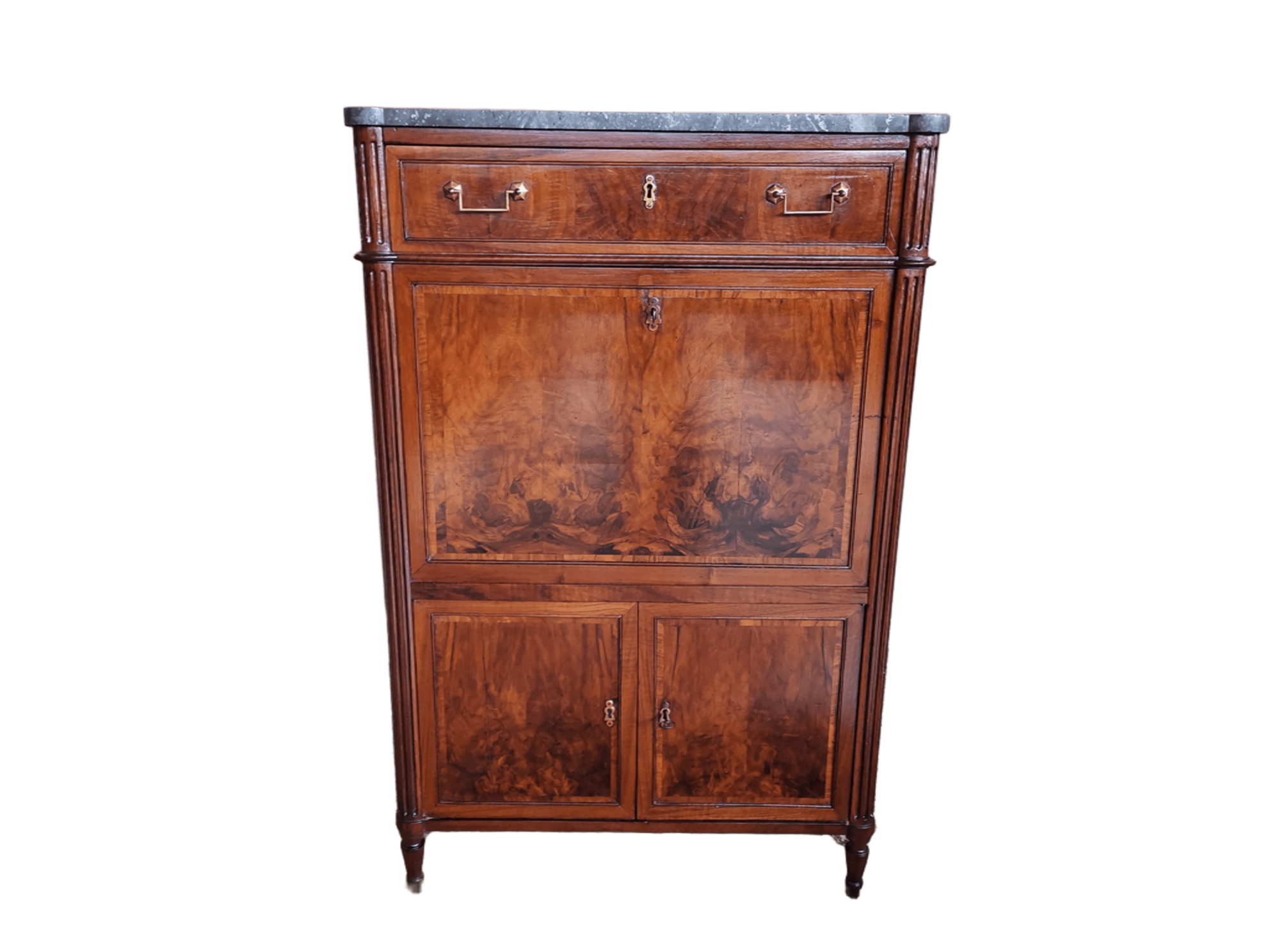 Secretaire in noce Luigi XVI epoca XIX secolo restaurato