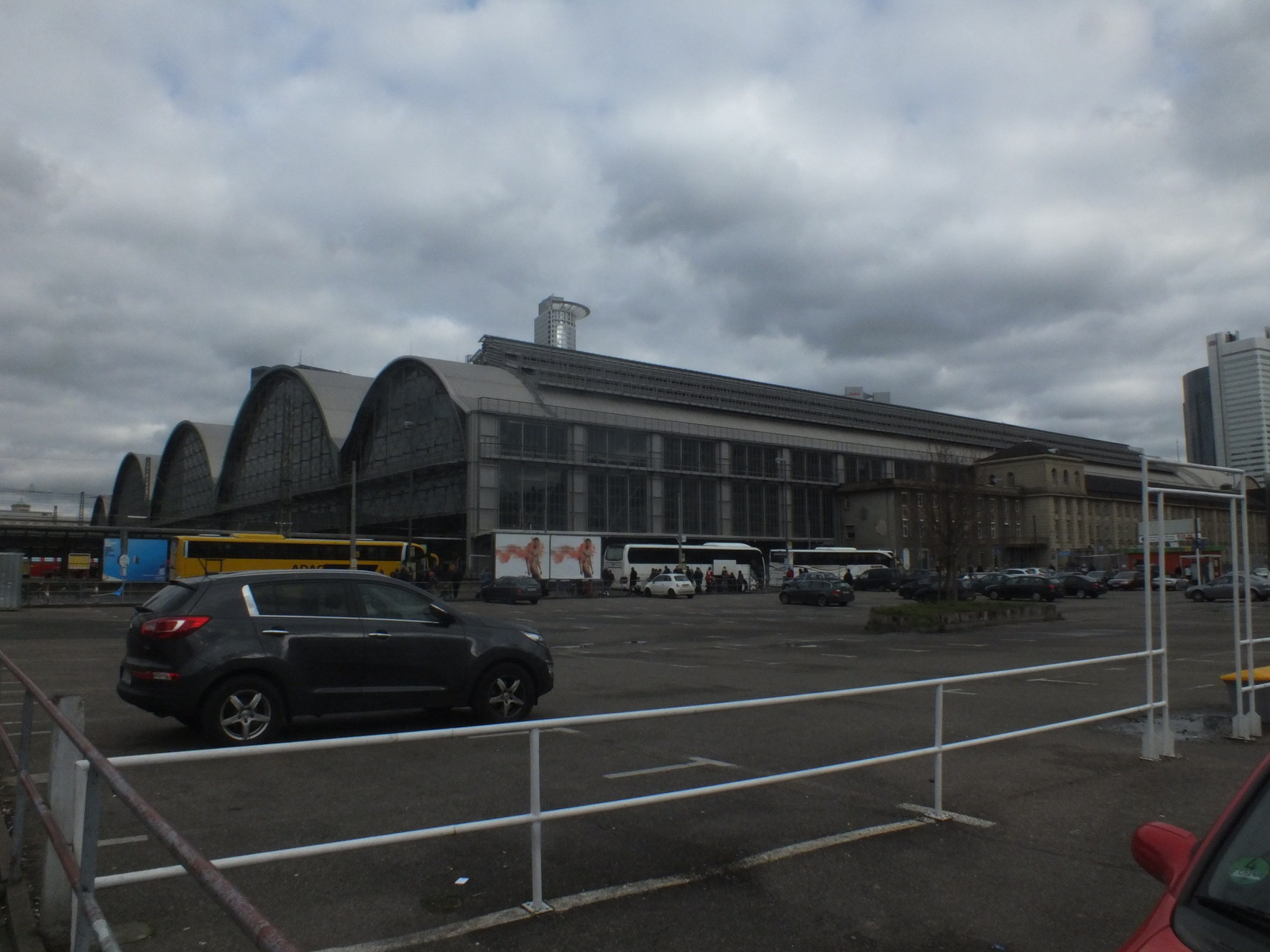 Einfahrt in den Sackbahnhof