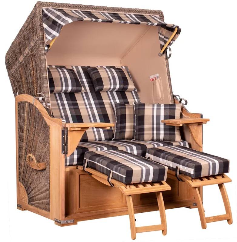 Seeblick Teak PE grey Dessin 583
