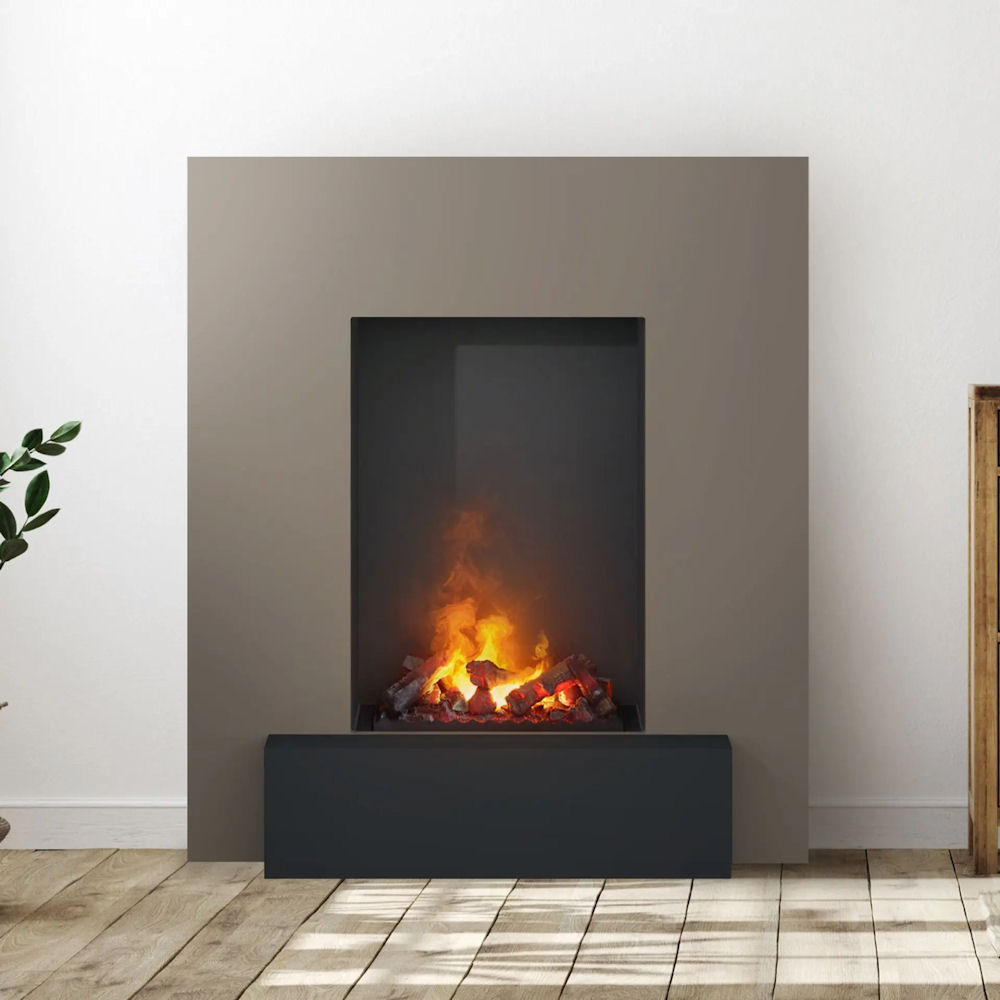 Elektrokamin Suva FS 950 beigegrau von Noble Flame by muenkel