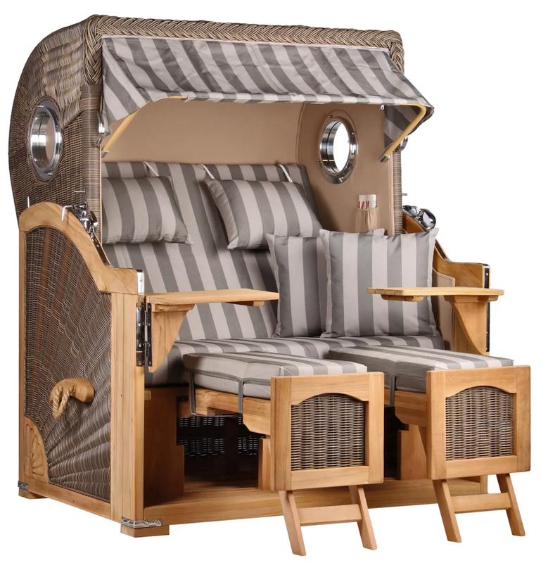 Düne Bullauge Teak PE grey Dessin 537