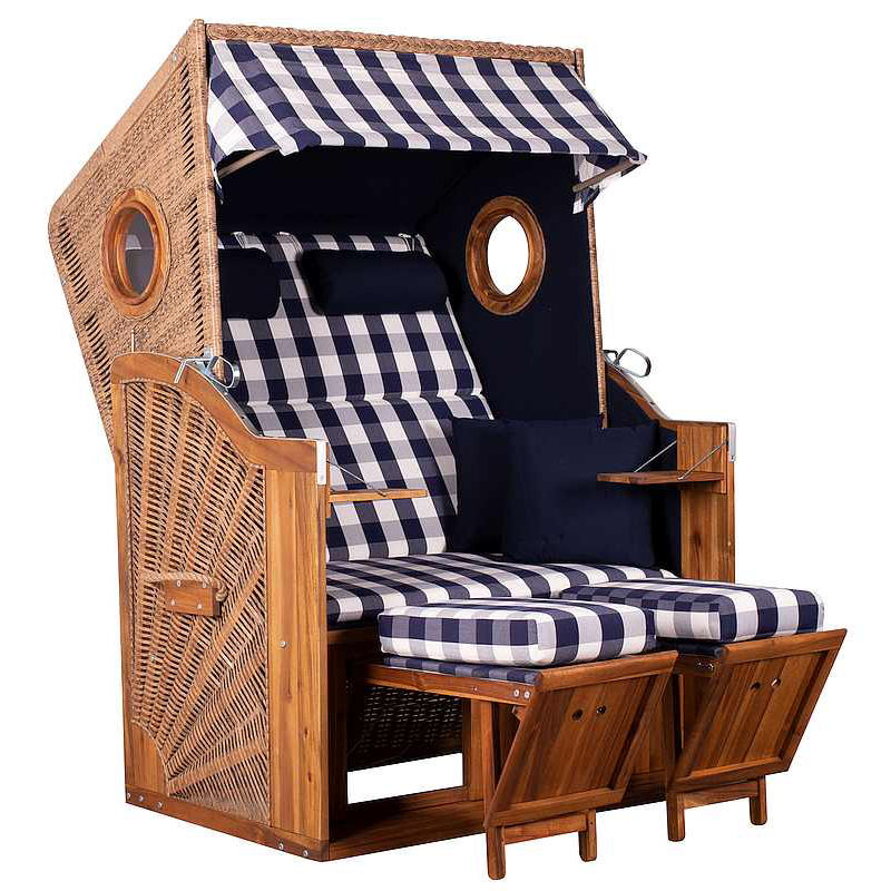 Trend 45 PE Geflecht walnut Dessin 743