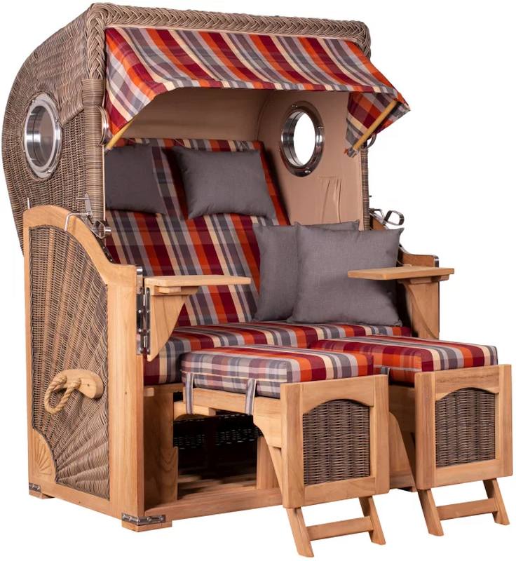 Düne Bullauge Teak PE grey Dessin 584