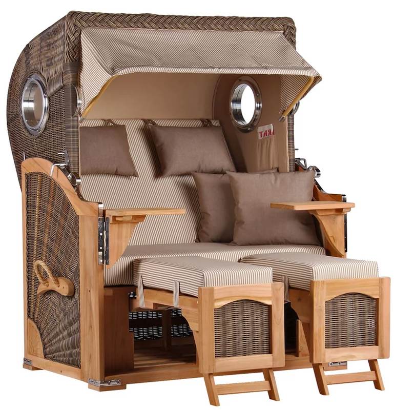 Düne Bullauge Teak PE grey Dessin 510