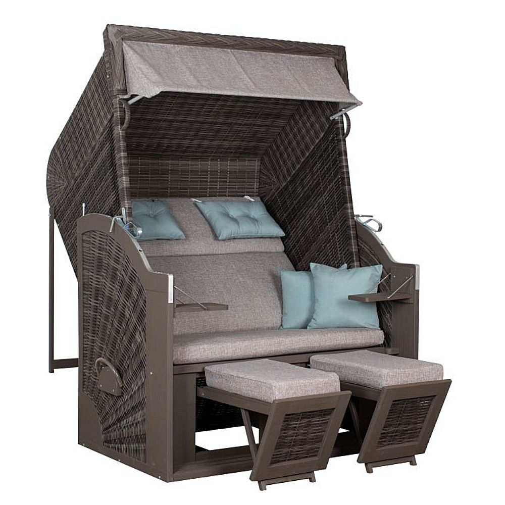Strandkorb Classic XL Sun stone grey Dessin 488 