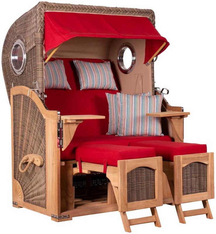 Düne Bullauge Teak PE grey Dessin 585