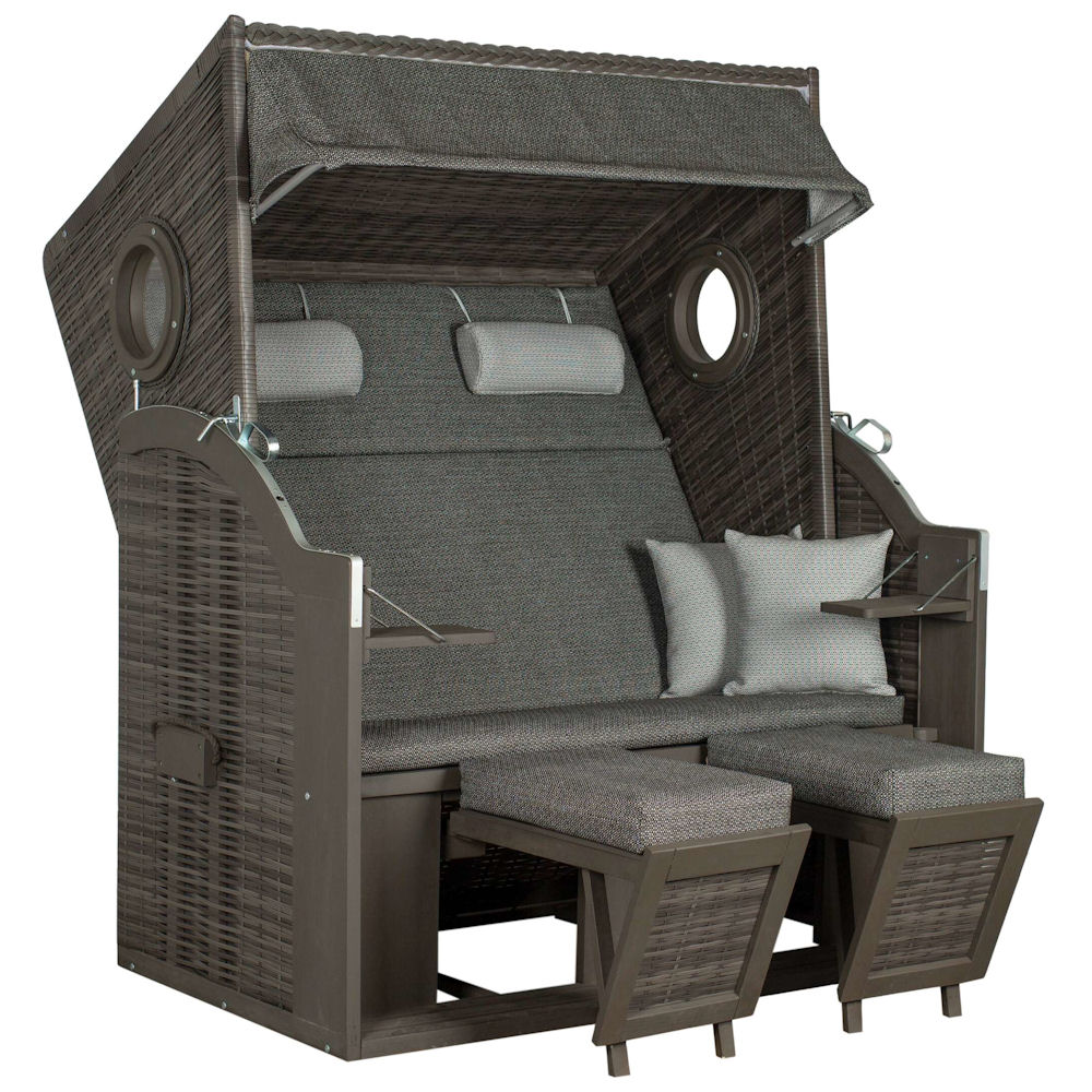 Strandkorb Pure Wave XL grey Dessin 514