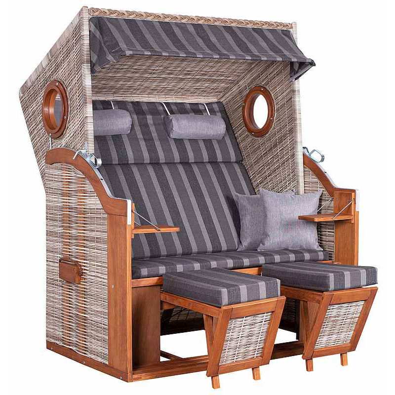 Strandkorb Pure Wave XL seashell Dessin 402