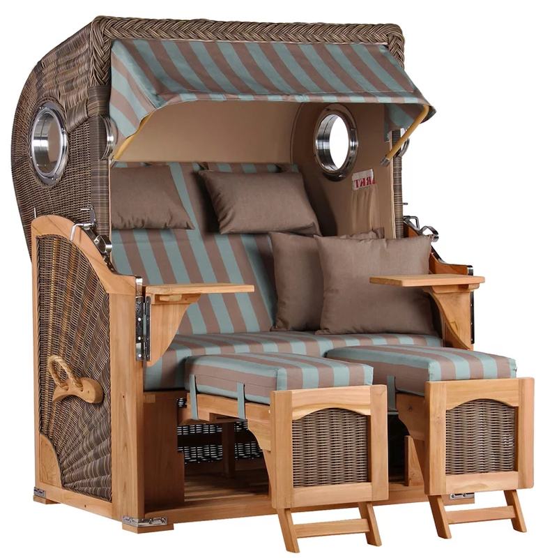 Düne Bullauge Teak PE grey Dessin 520
