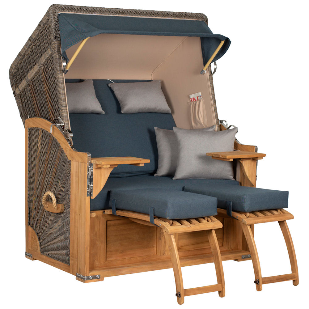 Seeblick Teak PE grey Dessin 593