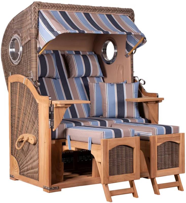 Düne Bullauge Teak PE grey Dessin 580
