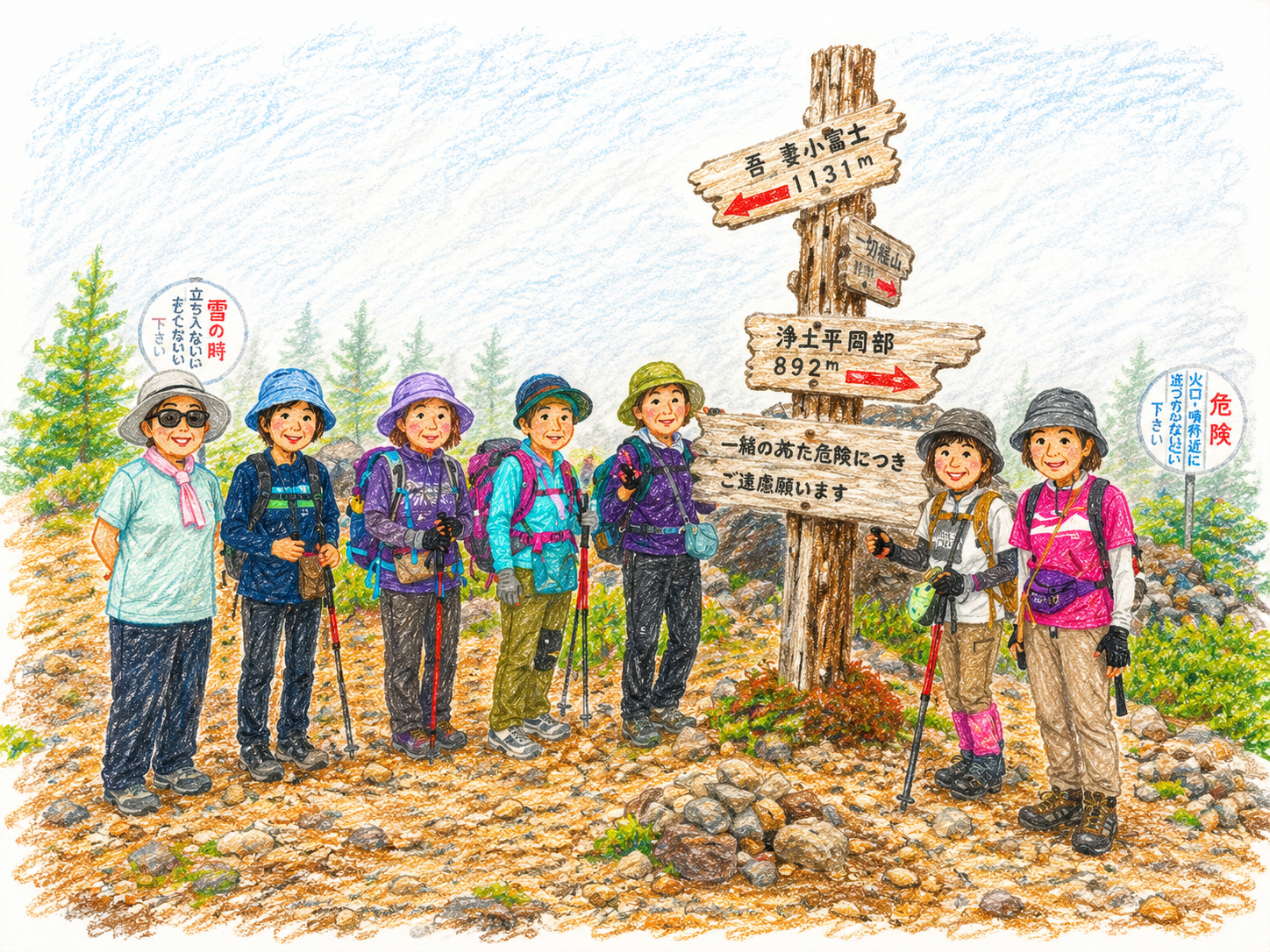 奥尻島と恵山