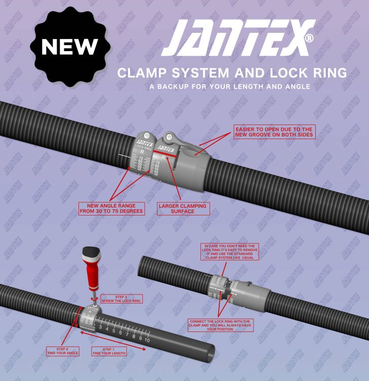 Jantex Memory LockRing Teilung Kajak Surfski Abfahrt Wildwasser Paddel, Kajak Nord
