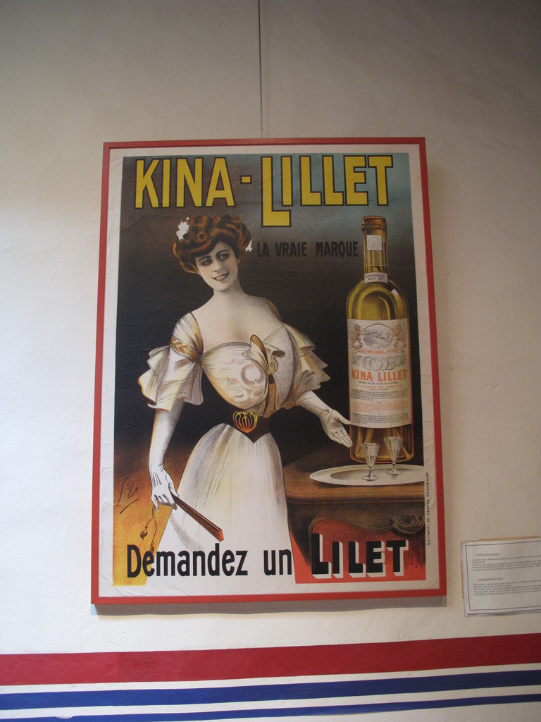 Lillet : réclame Belle Epoque.