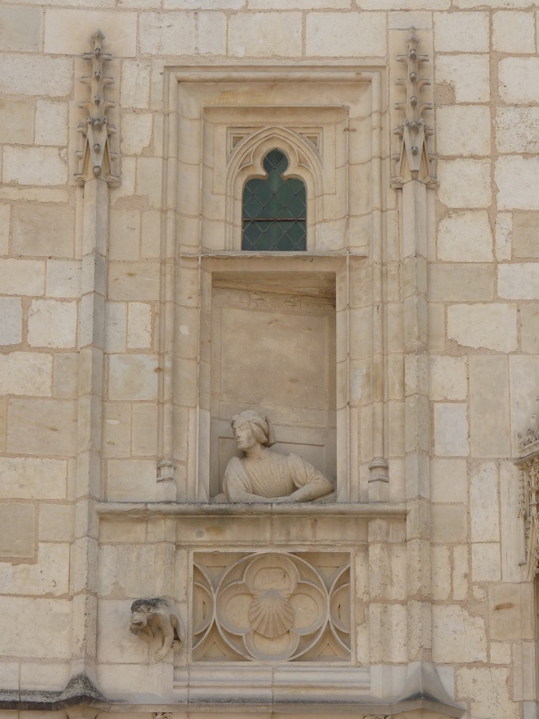 Bourges, maison de J. Coeur : Jacques Coeur à sa fenêtre