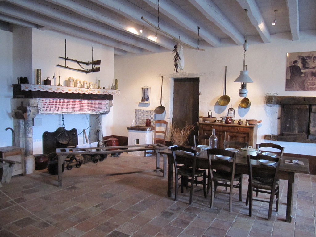 Musée de la Chalosse à Monfort : cuisine du 19e siècle