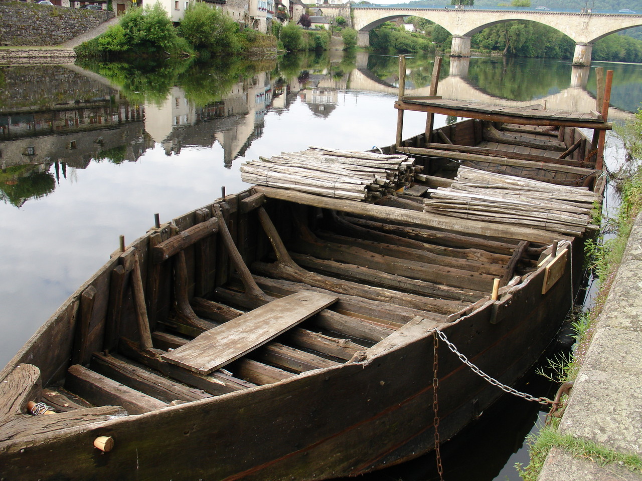 Argentat : le courpet sur la Dordogne