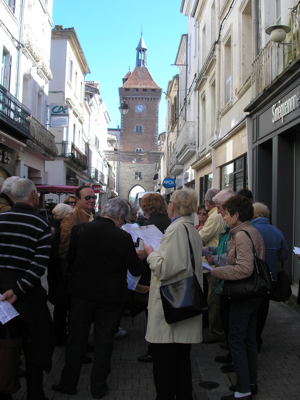 Villeneuve-sur-Lot : la rue Sainte-Catherine