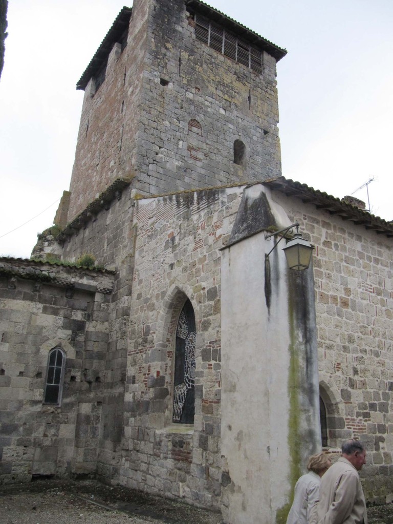 Clairac : clocher de l'abbatiale