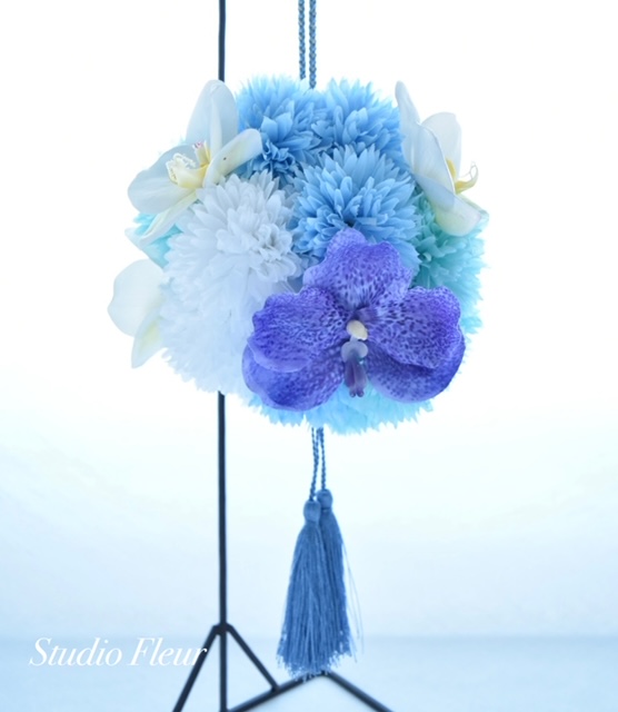 和装ボールブーケ - 造花スタジオフルール ウエディングブーケ・造花