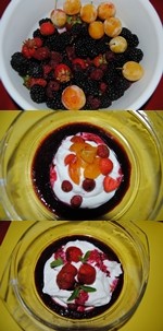 Beeren mit Quark