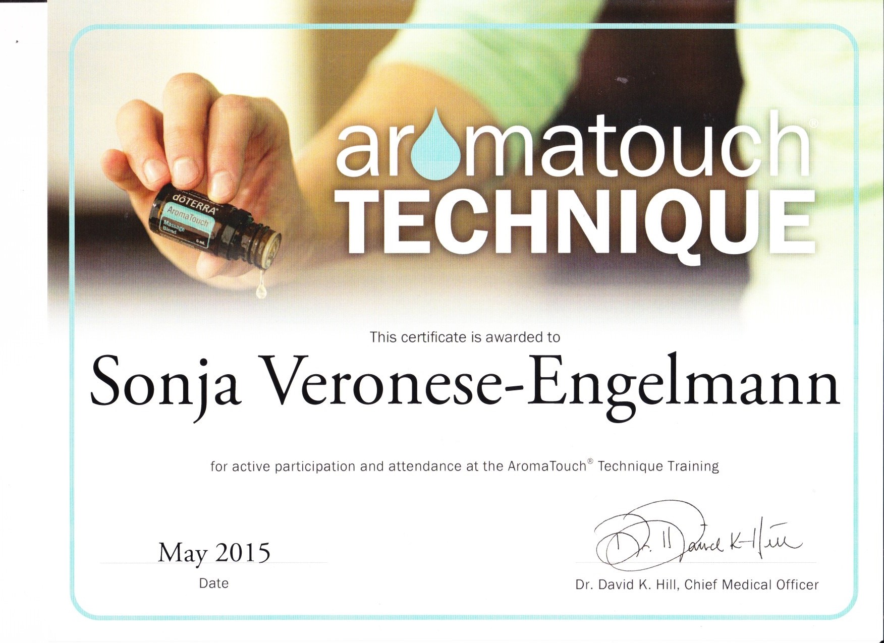 AROMATOUCH™ TECHNIK - engelmutter.net Gesundheitsprävention