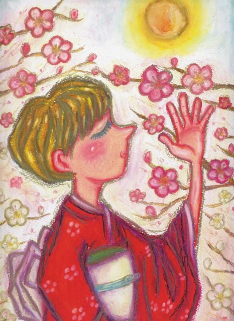 梅の朝