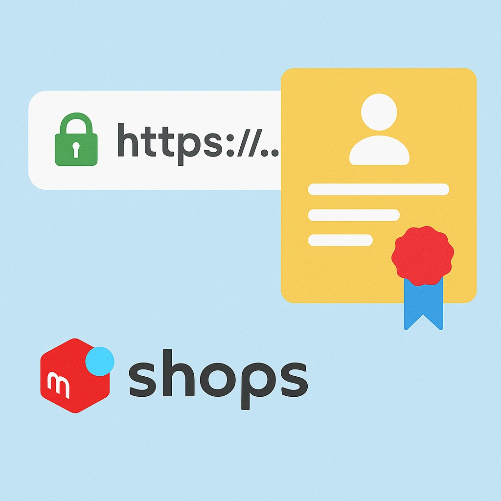 メルカリShopsのURL証明書について