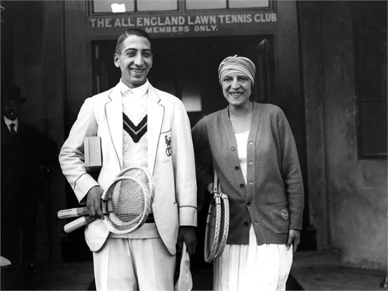 Suzanne Lenglen e Rene Lacoste, 1924 Wimbledon