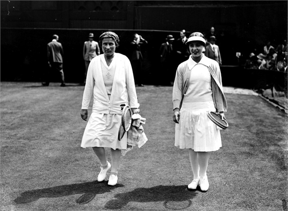 Bunny Ryan e Cilly Aussem, 1930 Wimbledon