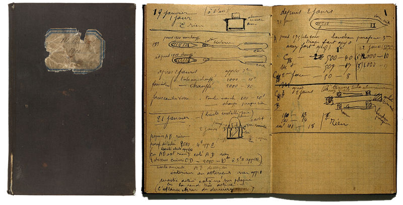 Quaderno di appunti di Marie
