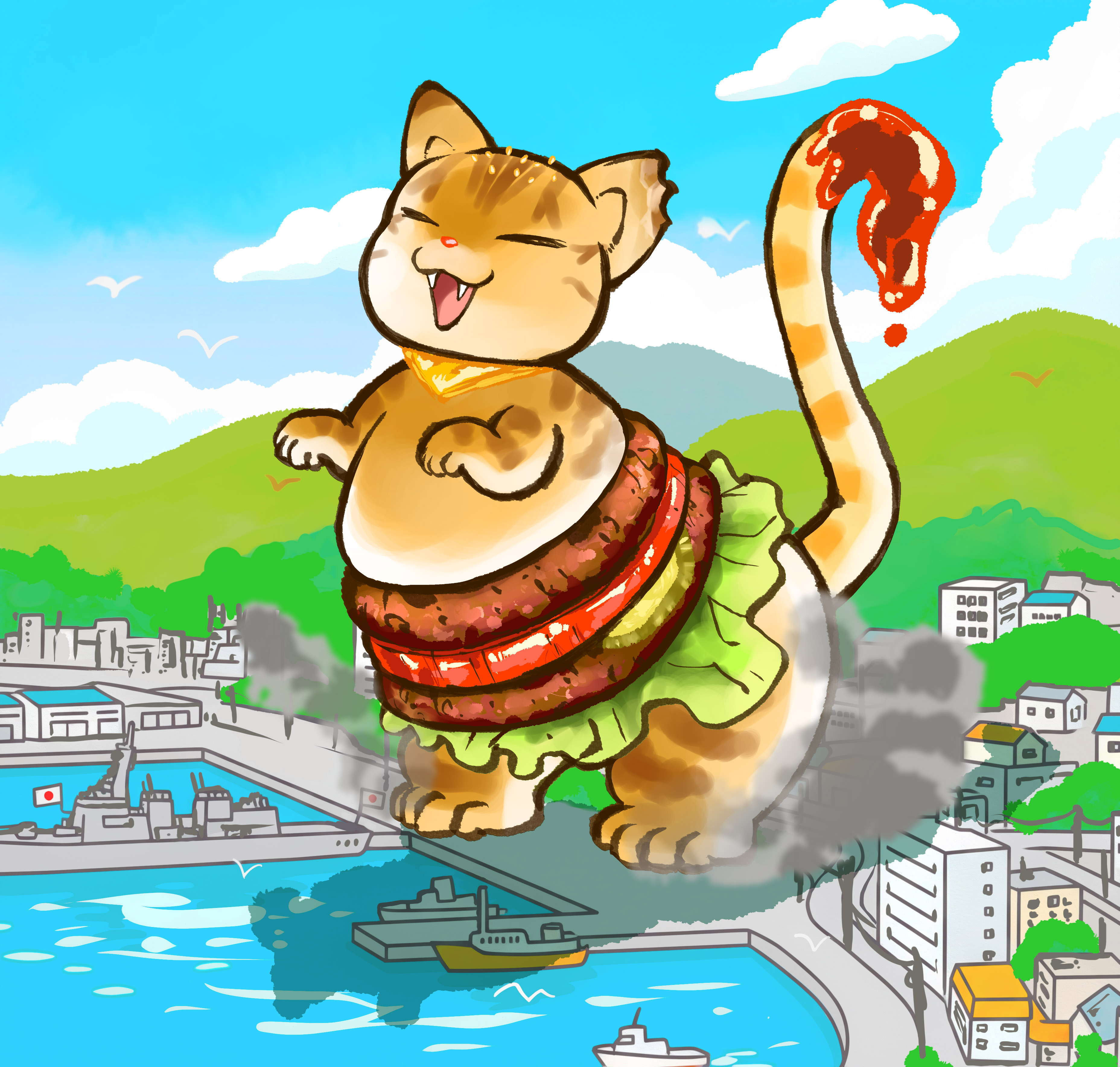 アクリルキーホルダー - 佐世保怪獣ニャオーン