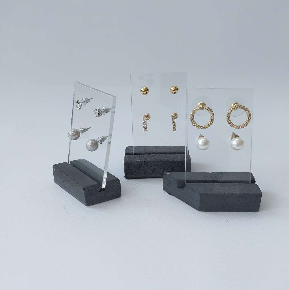 'Big Cathy' Concrete Earring Display, from €9.00