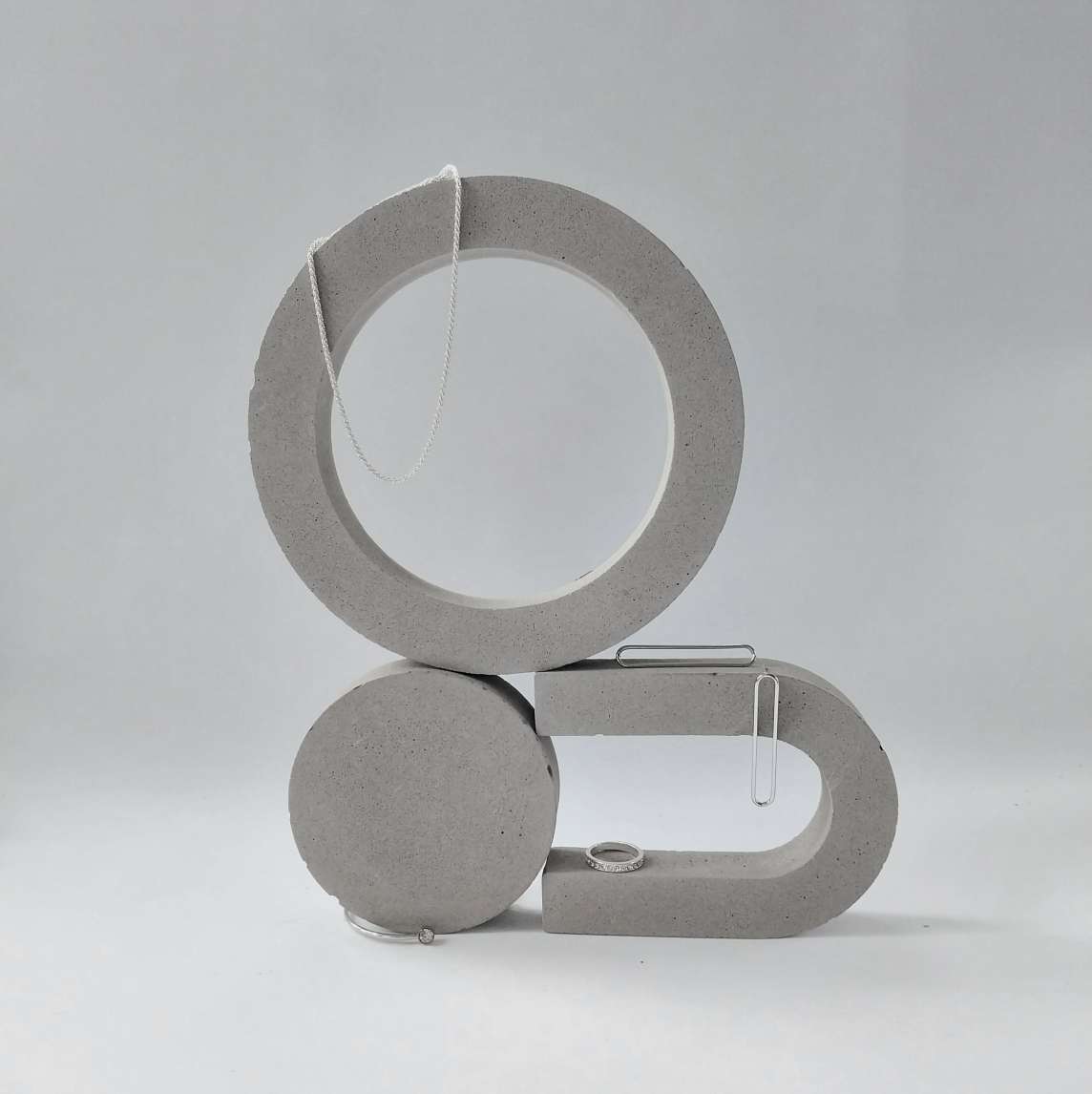 Shape Set NO9, Aperture circle arch styling plinth set of 3, €89.50