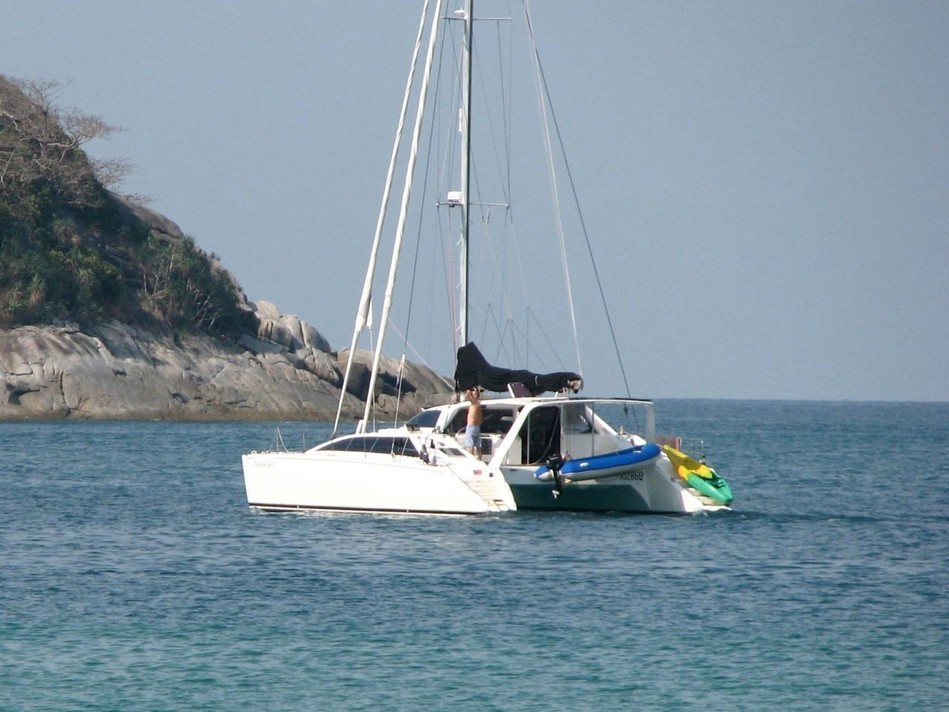 Chincogan 40 catamaran Captain Jack
