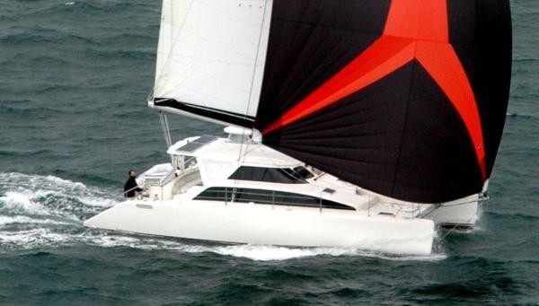 Lightwave Catamaran under Spinnaker
