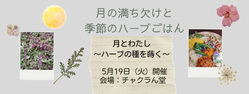 月の満ち欠けと季節のハーブごはん#Astro・Ajuga#西洋占星術#チャクラん堂#料理教室#月のリズムで目醒める暮らし