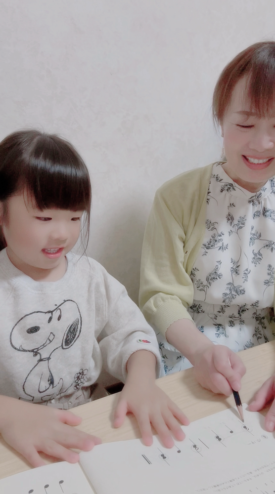 お姉ちゃんのレッスン風景
