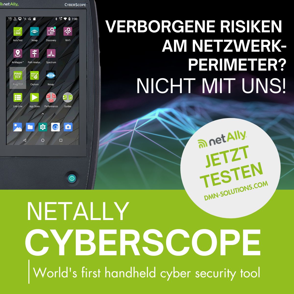 Verborgene Risiken am Netzwerk-Perimeter? Nicht mit uns.