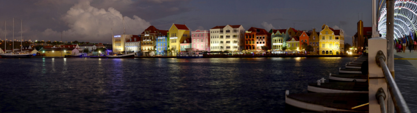 Curacao - Willemstad am Abend